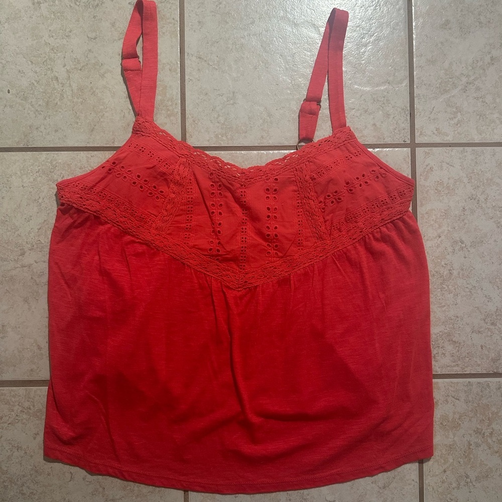 Rewind Red Tank Top